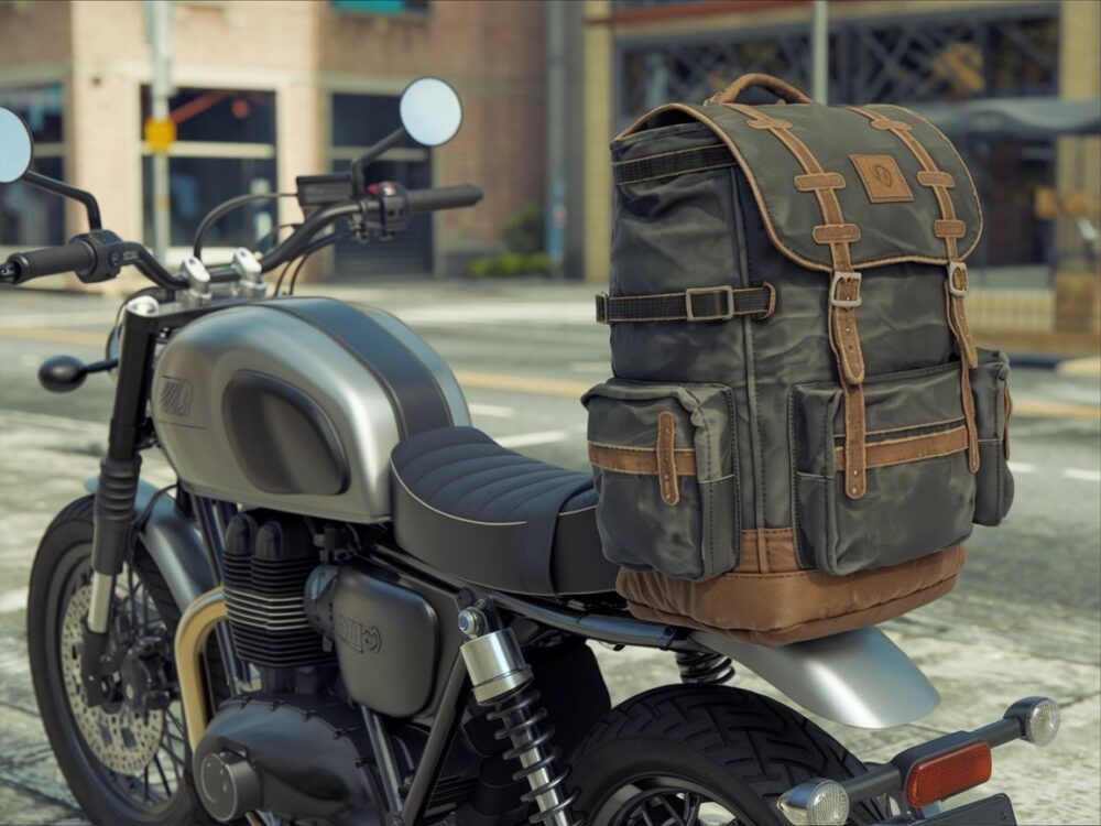 ergonomiczny plecak dla motocyklisty