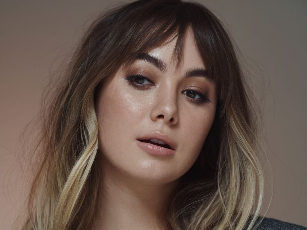 grzywka dla okrągłej twarzy