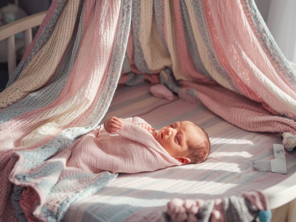 letni kocyk dla niemowlaka