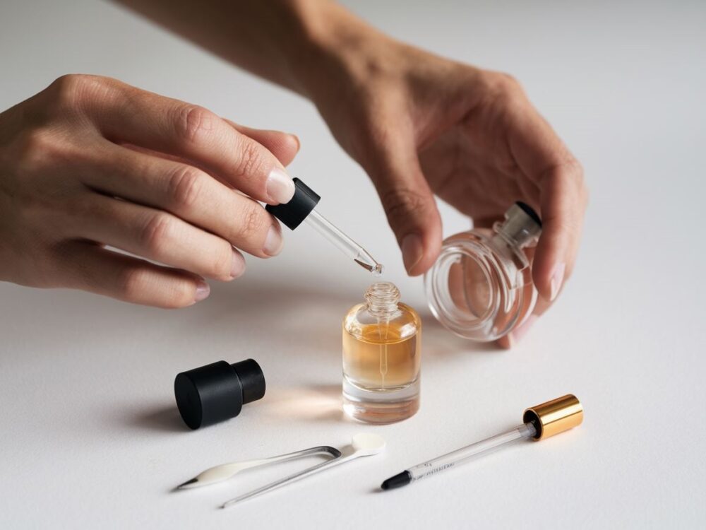 przelewanie perfum do atomizera