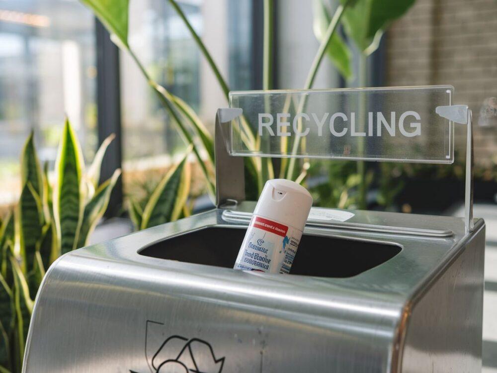 pusty dezodorant recykling