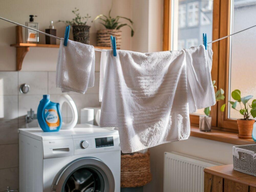 świeżo wyprane ręczniki