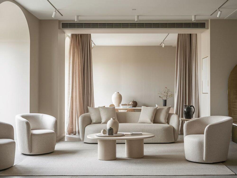 szyna sufitowa z firanami